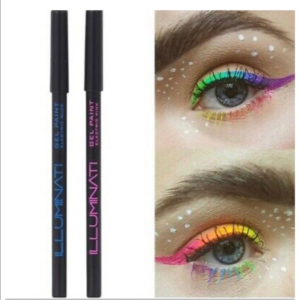 Illuminati pink and blue gel pen